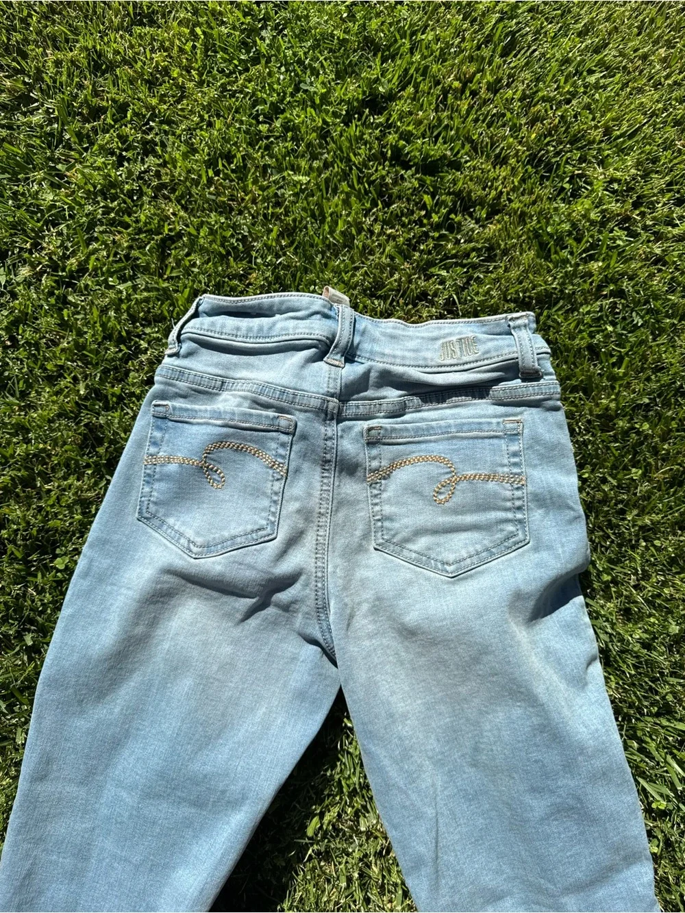 Light Blue Distressed Girl’s Jeans